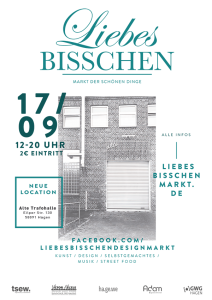 Read more about the article Liebes BISSCHEN – 17/09/2016 – alte Trafohalle in Eilpe