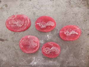 Gussvorlagen Eichhörnchen Wachs